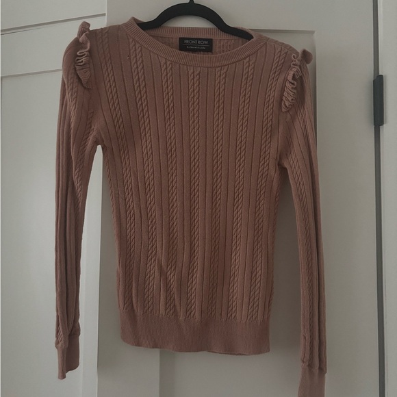 Maybe Ruffle Crew Neck Sweater - Picture 1 of 1